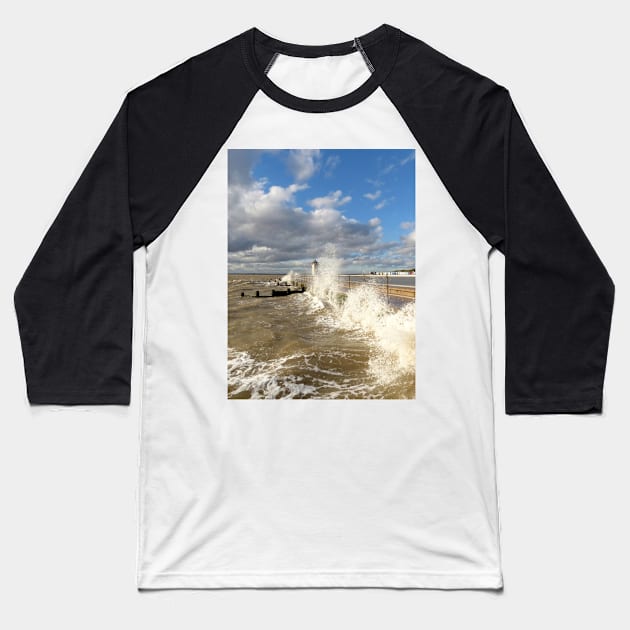 Brightlingsea, Essex Baseball T-Shirt by Chris Petty